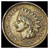 1859 Indian Head Cent CLOSELY UNCIRCULATED CLOSEL