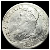 1827 Capped Bust Half Dollar LIGHTLY  CIRCULATED