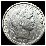1907-O Silver Barber Quarter UNCIRCULATED