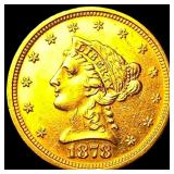 1878-S Gold $2.5 Liberty Head Quarter Eagle CLOS