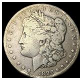 1890-CC Silver Morgan Dollar NEARLY UNCIRCULATED