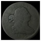 1807 Draped Bust Half Cent LIGHTLY CIRCULATED