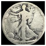 1919-D Walking Liberty Half Dollar NICELY CIRCULAT