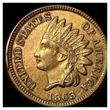 1863 Indian Head Cent CHOICE AU CHOICE AU