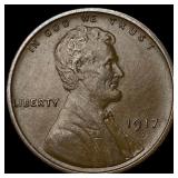 1917-S Lincoln Wheat Cent CLOSELY UNCIRCULATED C