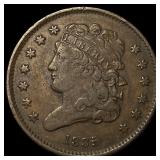1835 Classic Head Half Cent NEARLY UNCIRCULATED