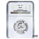 1956 Washington Silver Quarter NGC PF69