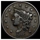 1837 Coronet Head Large Cent NEARLY UNCIRCULATED