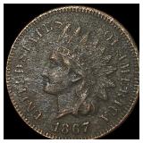 1867 Indian Head Cent HIGH GRADE