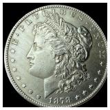 1878-S Silver Morgan Dollar CLOSELY UNCIRCULATED