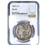 1895-S Morgan Silver Dollar NGC CG10