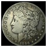 1896-S Silver Morgan Dollar LIGHTLY CIRCULATED