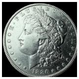 1886-S Silver Morgan Dollar CLOSELY UNCIRCULATED