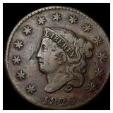 1826 Coronet Head Large Cent LIGHTLY CIRCULATED