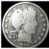 1892 Silver Barber Half Dollar NICELY CIRCULATED