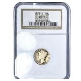 1916-D Mercury Silver Dime NGC AG3