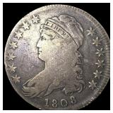 1808 Silver Capped Bust Half Dollar NICELY  CIRCU