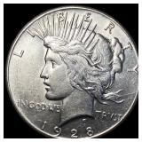 1928 Silver Peace Dollar UNCIRCULATED