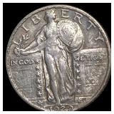 1929 Standing Liberty Silver Quarter NEARLY UNCIR