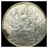 1913 Mexico Silver Peso UNCIRCULATED