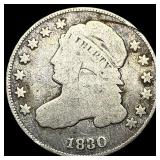 1830 Capped Bust Dime NICELY CIRCULATED