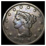 1841 Braided Hair Large Cent NEARLY  UNCIRCULATED