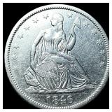 1846-O Silver Seated Liberty Half Dollar CHOICE