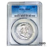 1958-D Franklin Half Dollar PCGS MS65