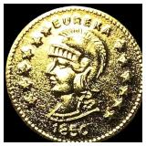 1850 California Gold Liberty Token HIGH GRADE HIG