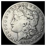 1898-S Silver Morgan Dollar LIGHTLY CIRCULATED L