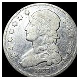 1837 Capped Bust Silver Quarter LIGHTLY CIRCULAT