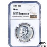 1957 Franklin Half Dollar NGC PF68