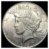 1927-S Silver Peace Dollar CLOSELY UNCIRCULATED