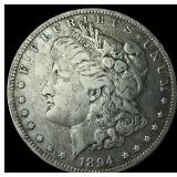 1894-S Silver Morgan Dollar LIGHTLY CIRCULATED