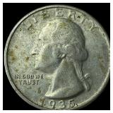 1935-D Silver Washington Quarter UNCIRCULATED