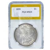 1899 Morgan Silver Dollar PGA MS64
