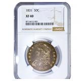 1831 Capped Bust Half Dollar NGC XF40