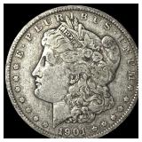 1901 Morgan Silver Dollar NEARLY UNCIRCULATED NEA