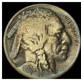 1924-D Buffalo Nickel NEARLY UNCIRCULATED