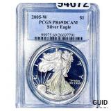 2005-W Silver Eagle PCGS PR69 DCAM