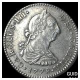 1778-FF Mexico Charles III Silver 1 Real