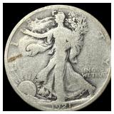 1921 Silver Walking Liberty Half Dollar NICELY C