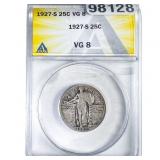1927-S Standing Liberty Quarter ANACS VG8