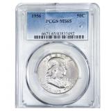 1956 Franklin Half Dollar PCGS MS65