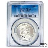 1959 Franklin Half Dollar PCGS MS65