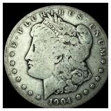 1904-S Silver Morgan Dollar LIGHTLY  CIRCULATED