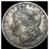 1891-O Silver Morgan Dollar LIGHTLY   CIRCULATED