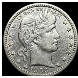 1903 Silver Barber Quarter CLOSELY  UNCIRCULATED
