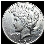 1935 Silver Peace Dollar CHOICE AU