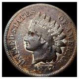 1877 Indian Head Cent NICELY CIRCULATED